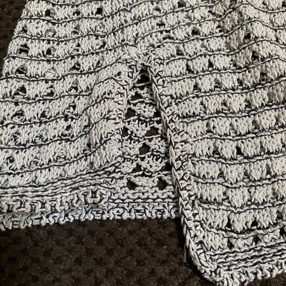 Helmet Lang open knit v neck sweater sz P (XS) - Picture 2 of 4
